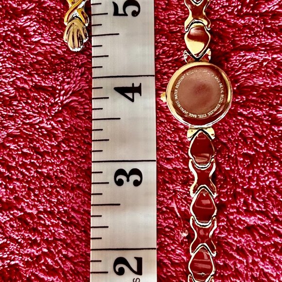 Bulova Gold & Silver Tone Stainless Steel Women's Bracelet Watch - Picture 2 of 3